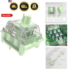 Jasmine Green Switch,3 Pin Replacement Pre-Lubricated Dustproof Clicky Keyboa... picture
