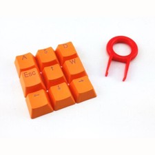 Orange 9 Keys PBT Backlit Translucent Keycaps For Cherry MX Mechanical Keyboard picture