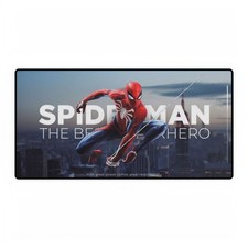 Spider-Man The Best Hero Cinematic Quote Mouse Pad Desk Mats picture