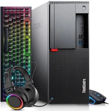Lenovo M720t Gaming Tower Desktop i5-8500 16GB RAM 256GB SSD AMD Radeon RX-550 picture