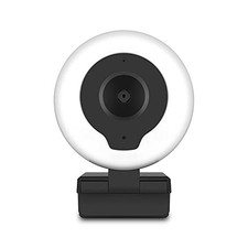 Aluratek AWCL2KFR 2K Webcam with Ring Light and Tripod picture