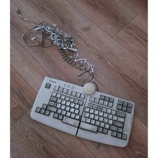 Lexmark IBM Model M15 Split Ergonomic Keyboard 1428401 Buckling Spring No Numpad picture