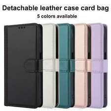 Luxury Leather Wallet Strap Cover Case For 11 12 13 14 15 16 Pro Max XR 6 7 8 SE picture