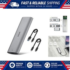 SSK M.2 NVMe SSD Enclosure USB C 3.2 Gen 2 10Gbps Tool-Free Aluminum Case picture