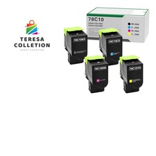 78C10 High Yield Compatible Toner Cartridge Replacement for Lexmark CS421 CX5... picture