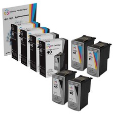 LD Replacement Canon #PG-40 & #CL-41 Combo Set - 2 Black 2 Color picture