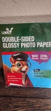 Uinkit 100 sheets Brochure Paper Glossy Double Sided 8.5x11 Inkjet 37lb 140gs... picture