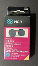 NCR Premium Ribbon 151085 Black/Red Universal Calculator 1/2 in x 21 ft picture