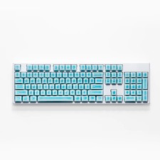 CERAKEY 114 Keys Glossy / Crazed Ceramic Keycaps Set V2 - Black, With Legends picture