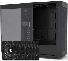 Zalman i4 Mid-Tower ATX, M-ATX, m-ITX PC Case - Black picture