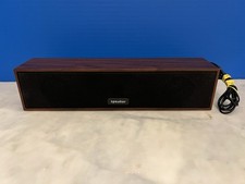 Vintage-Style Wood Grain USB Powered Desktop Soundbar Speaker Retro Style 12