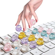 Hiupgo Raised Keyboard Stickers for Long Nails - Comfortable Typing Keyboard ... picture