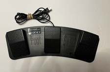 PC USB Triple Foot Switch Keyboard Mouse Control Action 3 Three Pedal HID Media picture