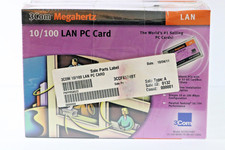 *NEW* 3Com 10/100 PCMCIA Ethernet LAN PC Card 3CCFE574BT BASE-TX Cable SEALED picture
