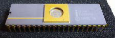 Vintage INTEL C8748 8-bit Microcontroller IC, Purple Ceramic, Gold Top & Pins picture