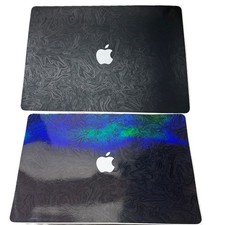 dbrand MacBook Air 15 Skin Unisex OS Black Damascus Holo Green Vinyl Wrap 2-Pack picture