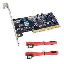 PCI to 2 Port SATA Serial ATA RAID Converter Card Sil3112 Chipset Adapter Card picture