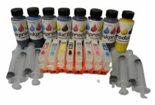 Ink Refill Kit For Canon Pro 200and Pro 200s  Printer With Refillable Cartridges picture