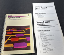 Apple Pascal Language Reference Manual 1980 APPLE II Computer Book picture