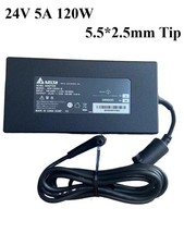Delta 24V 5A 120W Charger 5.5*2.5mm Tip Power Supply AC Adapter ADP-120XH B picture