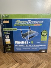 Linksys Wireless-G Router 2.4 Ghz SpeedBooster 4 Port Switch 802.11g WRT54GS picture