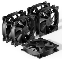 uphere 5-Pack PWM 4PIN Long Life Computer Case Fan 120mm Cooling Case Fan for... picture