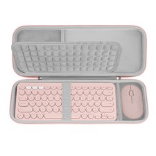 Geekria Hard Case Compatible with Logitech K380 Keyboard and Mouse Combo (Pink) picture