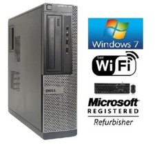 Fast Dell Optiplex  9020 SFF Windows 7 Pro Core I7 Quad Core 8GB DVD SSD WiFi picture