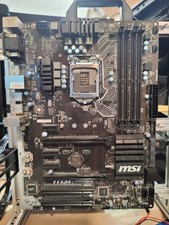 MSI B150 PC Mate motherboard for Intel Socket LGA 1151 Wifi Card USED working picture