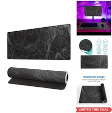 Topographic Contour Extended Mouse Pad 27.6x11.8 Inch Large Gaming Desk Pad picture