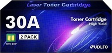 30A Black Toner Cartridge CF230A Replacement for HP 30A CF230A 30X CF230X Compat picture