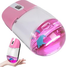 Frutiger Aero Aqua Mouse - Clear Blue USB-C Rechargeable Wireless & picture