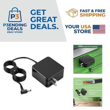 Portable 65W Round Tip Charger with 5.6ft Cable for Lenovo Laptops & Chromebooks picture