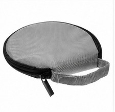 Reusable Oxford Cloth Car Cd Storage Case Zippered Grey Organizer picture