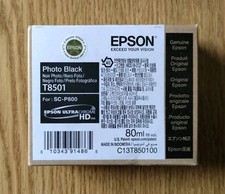 New Genuine Epson T8501 Photo Black Ultra Chrome HD Ink For SC-P800 Exp 11-2022 picture