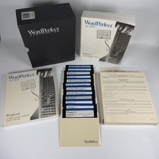 WordPerfect 5.1 for DOS - 1991 w/5.25 Diskettes, Workbook, Reference Manual picture