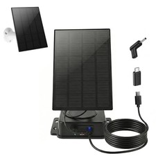 Solar Panel for Ring Camera - 5W Solar Charger with Power Pack Compatible with picture