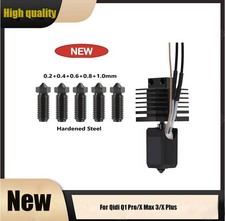 for Qidi Q1 Pro/X Max/X Plus Hardened Steel Nozzle Upgrade Kit 3D Printer SDE picture