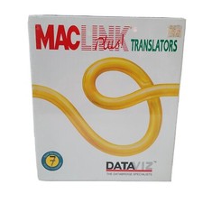 Mac Link Plus Translators PC File Exchange Floppy Disk Software + Manual Dataviz picture