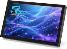Mini Monitor 7 Inch Screen HDMI, VGA, AV, BNC, 1024 × 600 Small IPS Screen wi... picture
