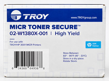 TROY MICR Toner Secure 02-W1380X-001 High Yield Black for HP 3001 Genuine New picture