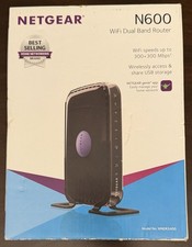 NEW NETGEAR Wi-Fi Router Wireless N600 Dual Band Router New Sealed picture