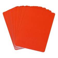 12 Pcs Plastic Blank Cards Inkjet Red ID Business Card CR80 30 MIL Frosted picture
