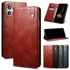 Luxury Leather Card Wallet Cover Case For 16E 16 15 14 13 12 11 Pro Max XR XS picture