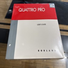 SEALED Borland Quattro Pro 4.0 Users Guide picture