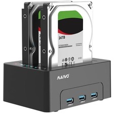 External Hard Drive Duplicator Cloner with 48TB Capacity (No Drives Included) picture
