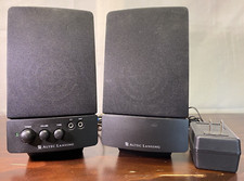 Altec Lansing Model BX1120 Black Computer Speakers TESTED WORKS picture
