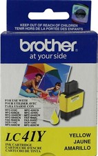 New Genuine Brother LC41 Yellow Ink Cartridges Intellifax 1840C DCP-110C picture