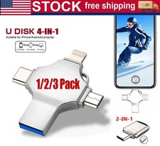 USB 3.0 Flash Drive 128GB Type C Memory Photo Stick for iPhone Android iPad lot picture