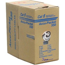 Accu-Packet 550 Cat6 Stranded Cable 1000 ft - Blue Network Cable picture